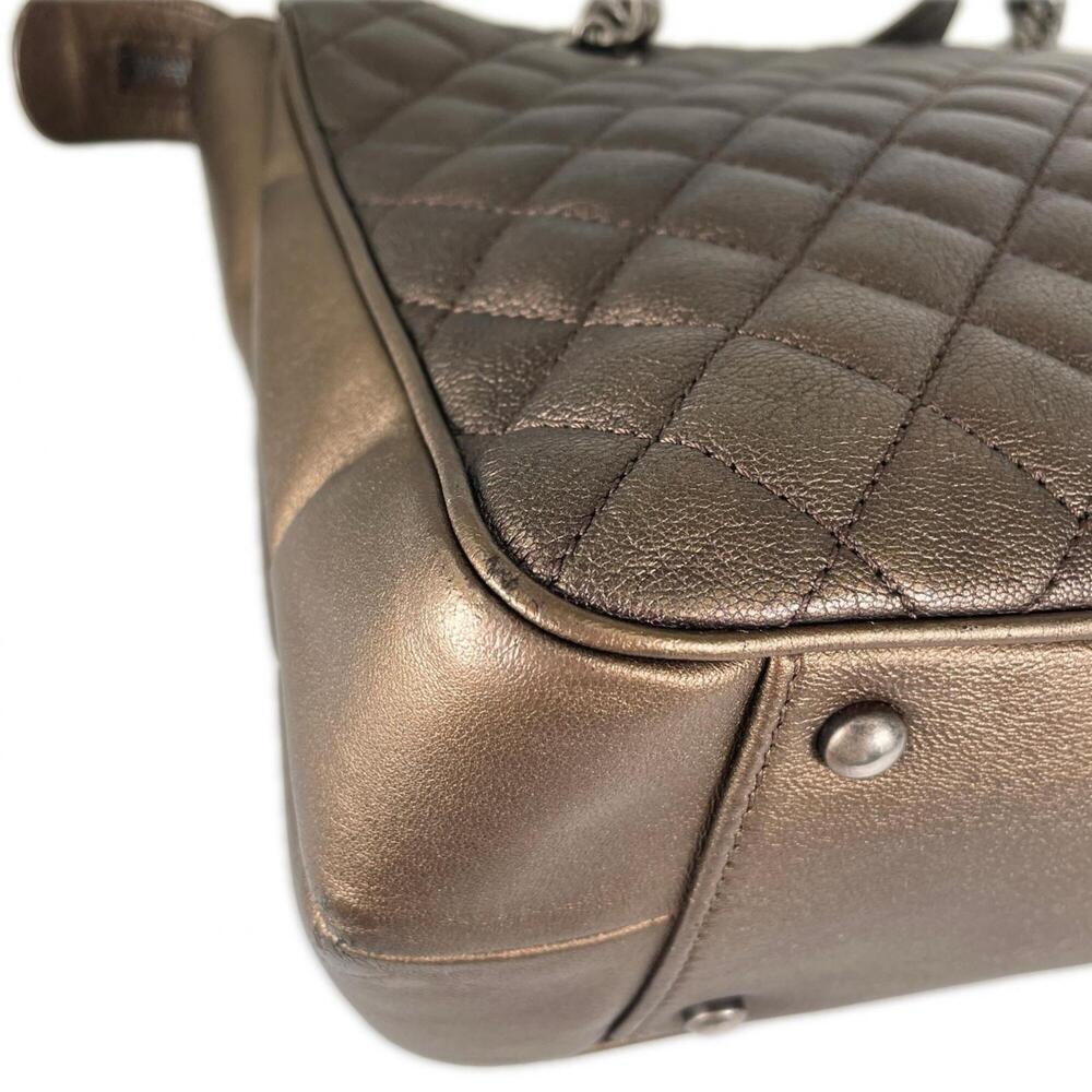 CHANEL Brown Caviar Leather Tote Bag - Picture 10 of 16